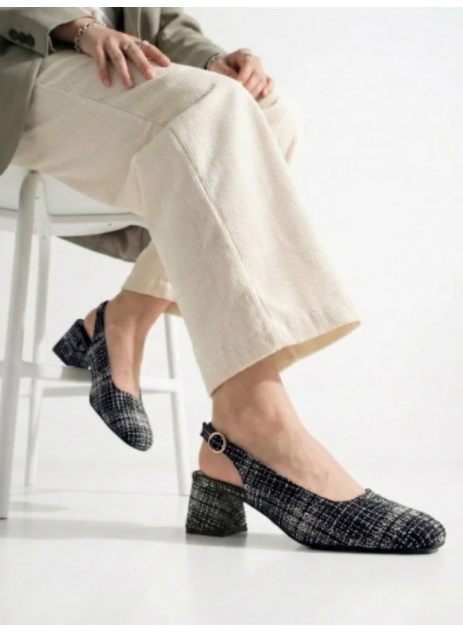 ZORIWORLD Black Zoriworld Jane Black Heels 2.5 Heel Rubber Sole  | Best Price UAE
